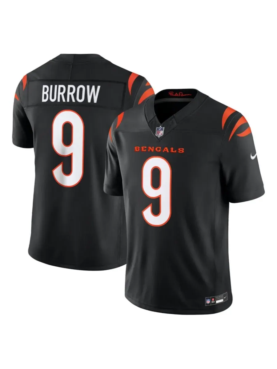 Футболка Joe Burrow Cincinnati Bengals Vapor F.U.S.E. Stitched Limited Nike