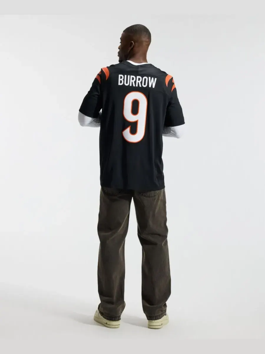 Футболка Joe Burrow Cincinnati Bengals Vapor F.U.S.E. Stitched Limited Nike — изображение 2 из 5, черный