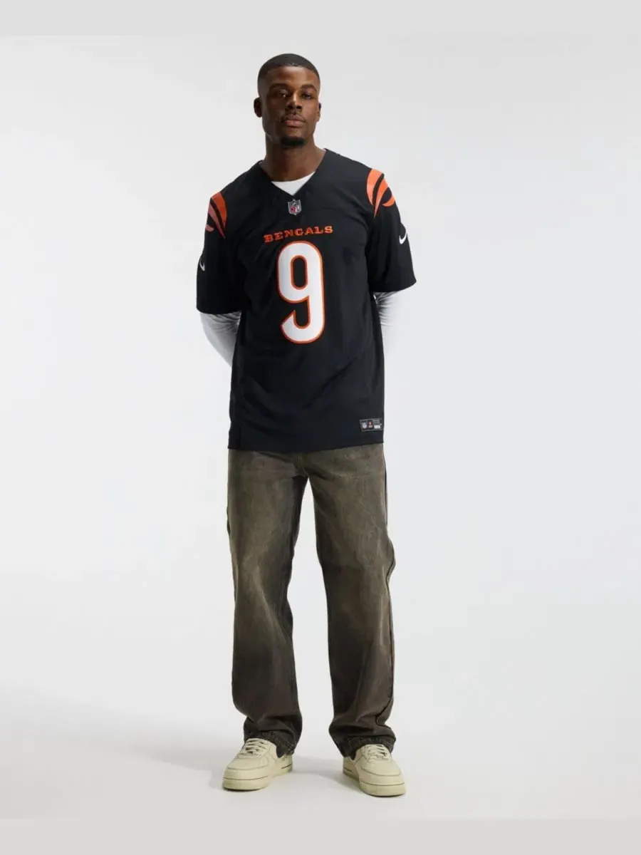 Футболка Joe Burrow Cincinnati Bengals Vapor F.U.S.E. Stitched Limited Nike — изображение 3 из 5, черный