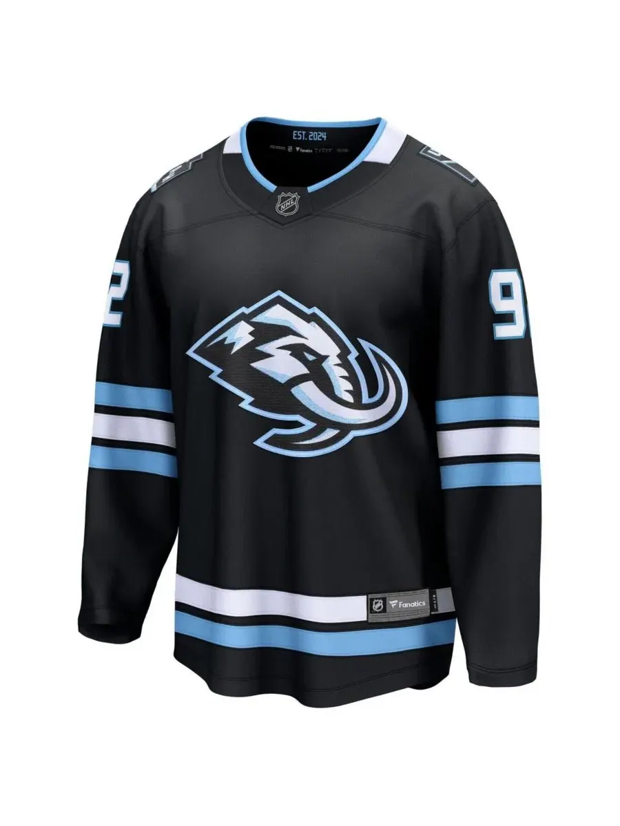 Хоккейный джерси Logan Cooley Utah Mammoth Home Fanatics — изображение 3 из 3, черный