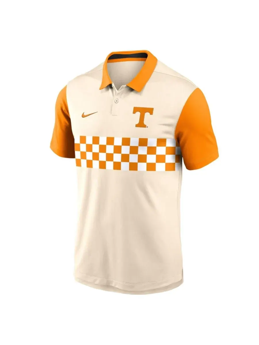 Поло Dri-FIT с принтом Tennessee Volunteers Vapor Primary Logo Nike — изображение 2 из 5, натуральный оранжевый