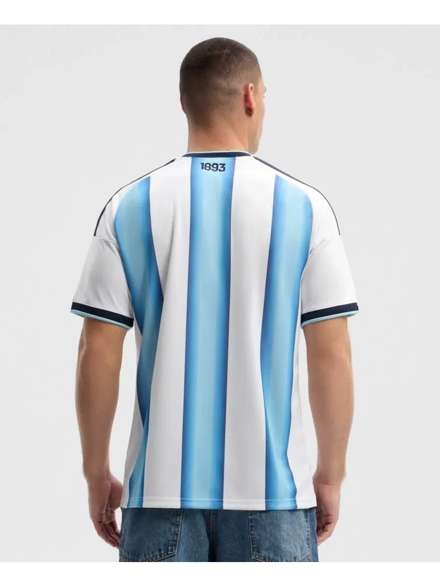 Футболка с длинным рукавом Argentina National Team Home Replica adidas — изображение 4 из 4, белый