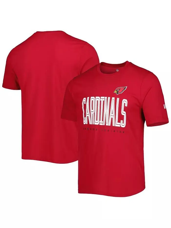 Мужская футболка Cardinal Arizona Cardinals Joint Authentic Training Huddle Up New Era