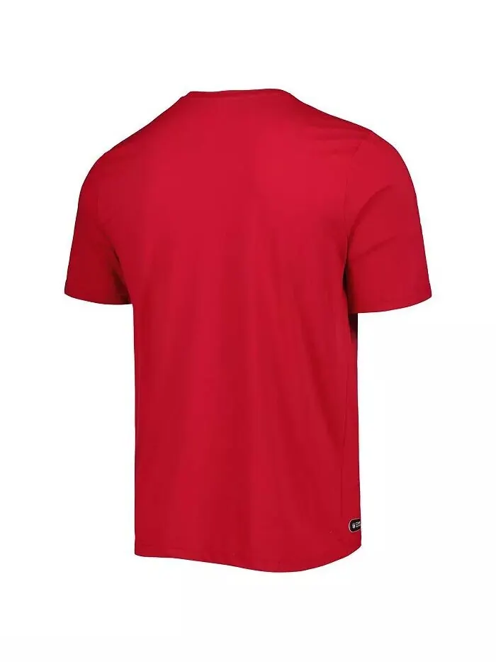 Мужская футболка Cardinal Arizona Cardinals Joint Authentic Training Huddle Up New Era — изображение 2 из 3