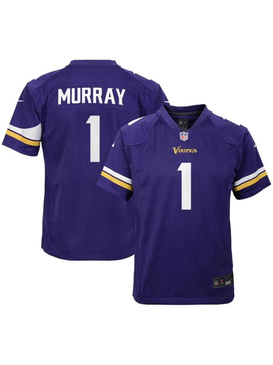Детская футболка-джерси с принтом Kyler Murray Purple Nike