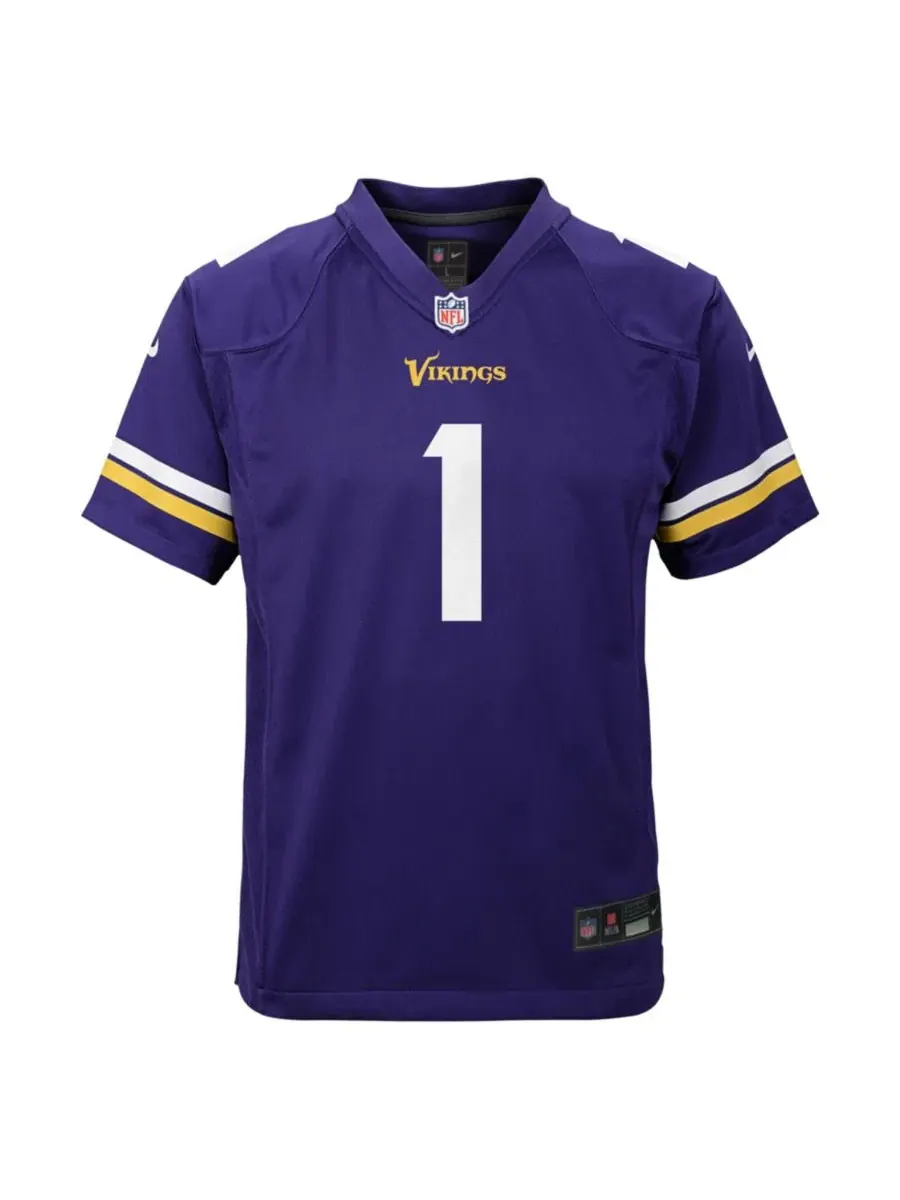 Детская футболка-джерси с принтом Kyler Murray Purple Nike — изображение 2 из 3, фиолетовый