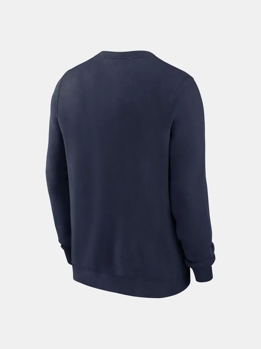 Свитшот с принтом Defensive Leader Club Fleece Nike — изображение 3 из 3, темно-синий