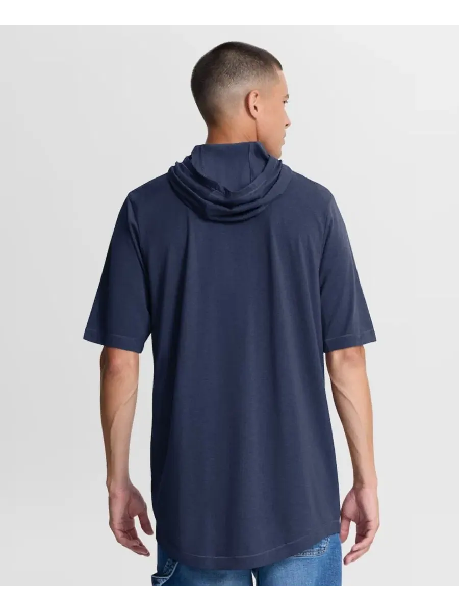 Худи-футболка Nike Detroit Tigers Arched Wordmark Tri-Blend — изображение 3 из 3, темно-синий