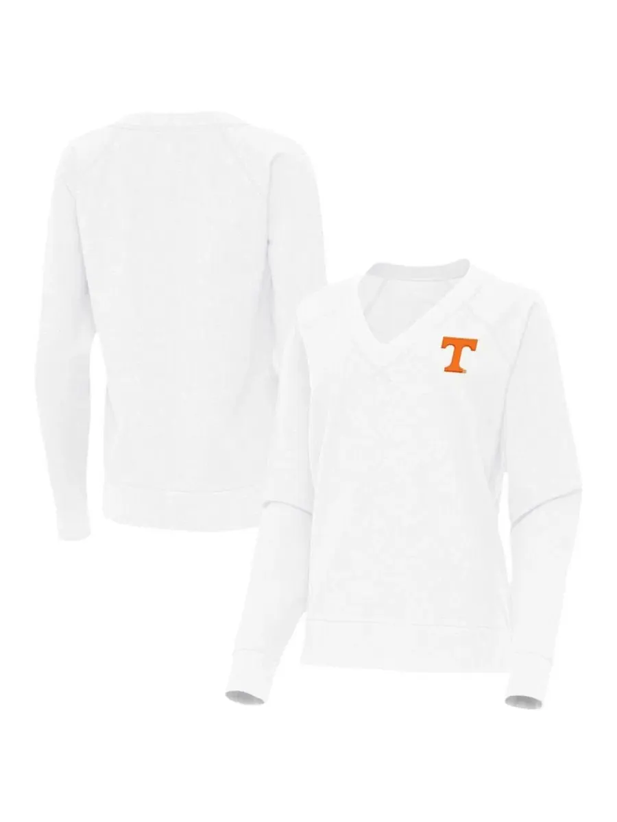 Женский свитшот с V-образным вырезом и принтом Varsity Tennessee Volunteers, модель Varsity V-Neck