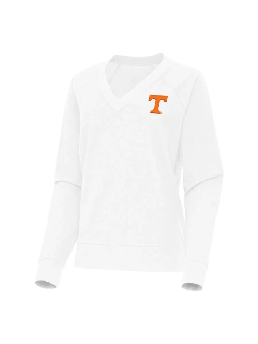 Женский свитшот с V-образным вырезом и принтом Varsity Tennessee Volunteers, модель Varsity V-Neck — изображение 2 из 3