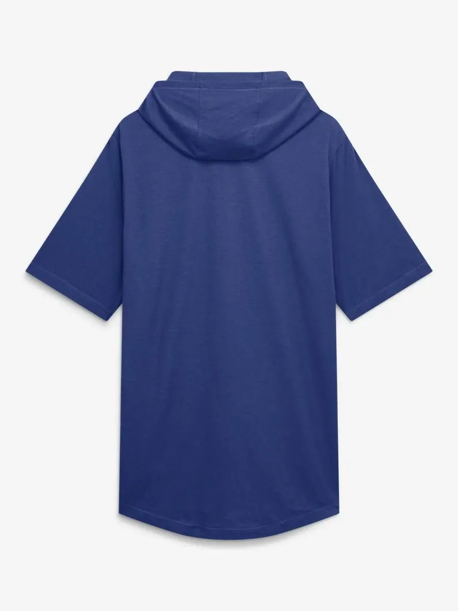 Худи-футболка с капюшоном Arched Wordmark Nike — изображение 5 из 5, королевский