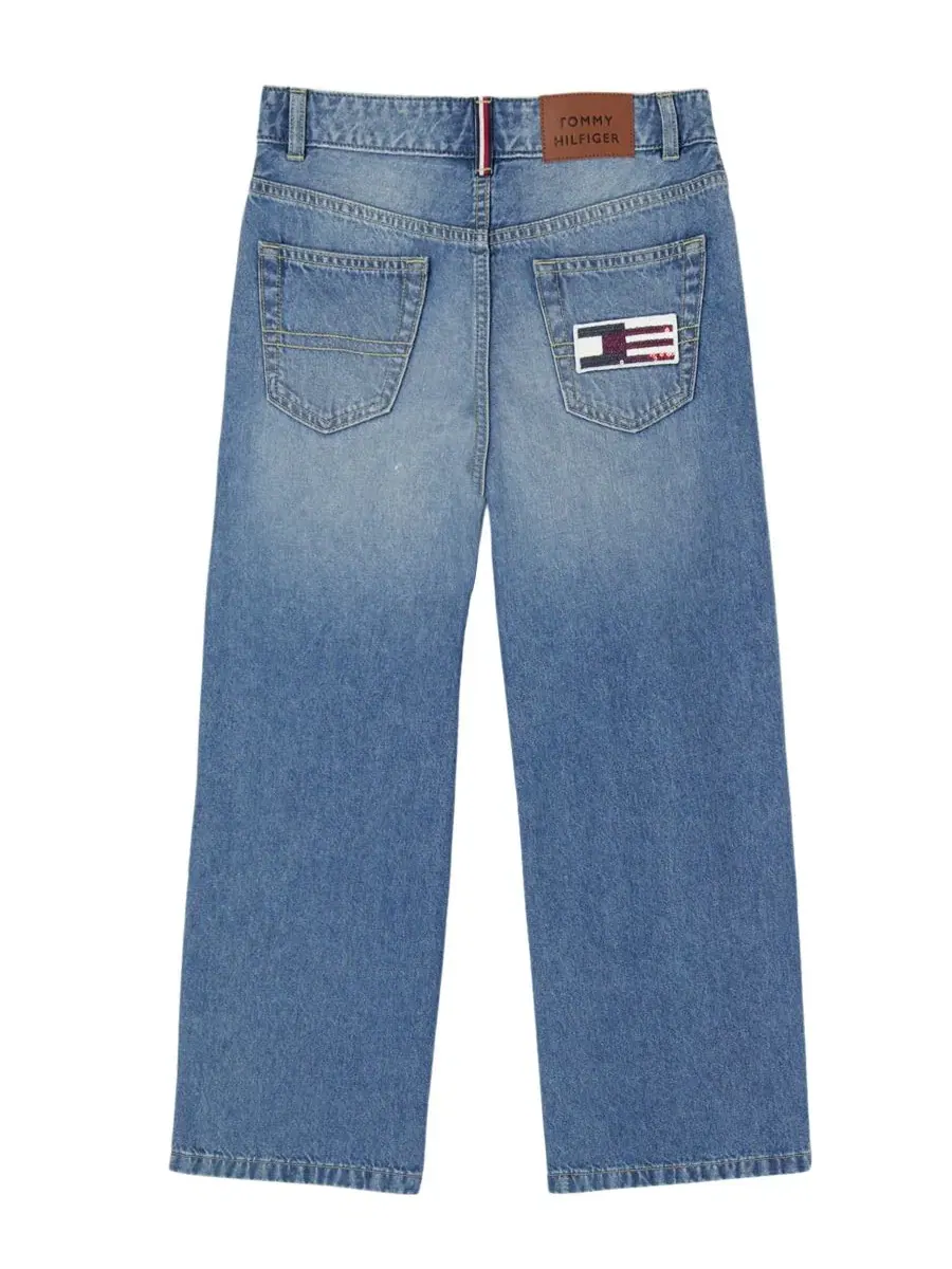Широкие джинсы с заниженной талией Tommy Hilfiger, Dekalb Wash — изображение 2 из 5