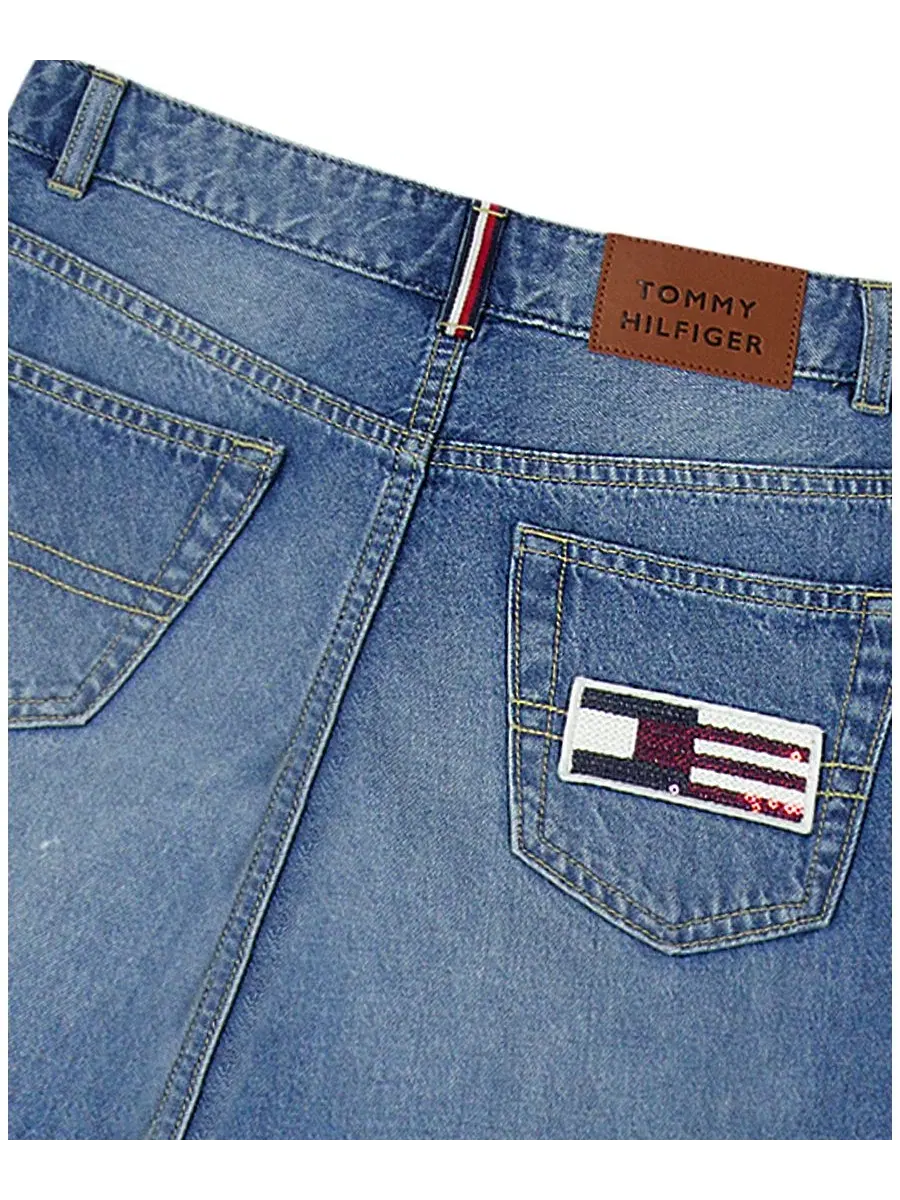 Широкие джинсы с заниженной талией Tommy Hilfiger, Dekalb Wash — изображение 5 из 5