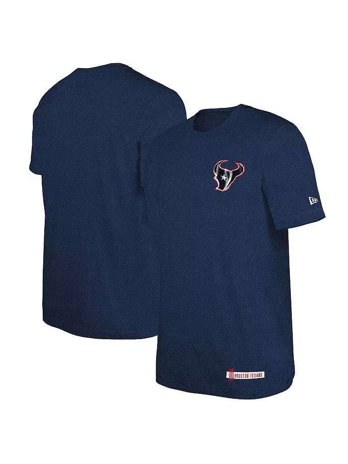 Мужская футболка Houston Texans 2024 NFL Training Camp в синем цвете New Era