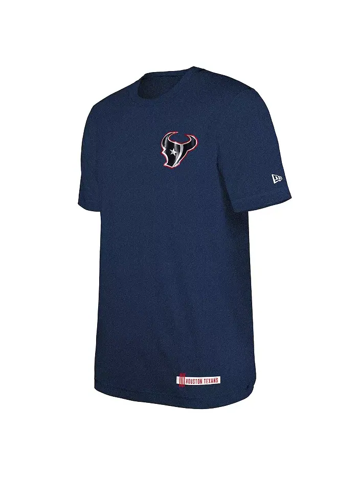 Мужская футболка Houston Texans 2024 NFL Training Camp в синем цвете New Era — изображение 3 из 3