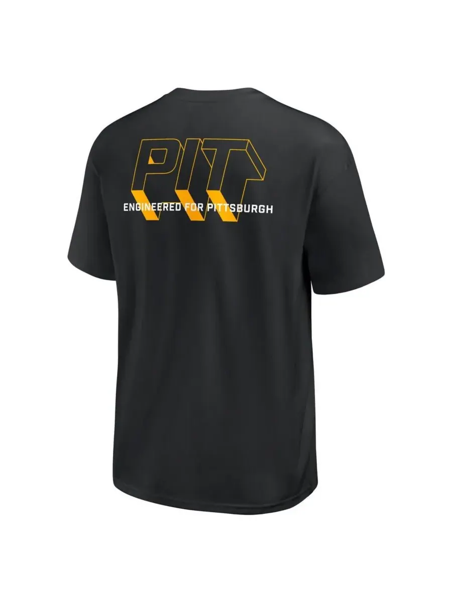 Nike Мужская черная футболка Mini Max90 "Pittsburgh Steelers Dominate the Game" — изображение 3 из 3, черный