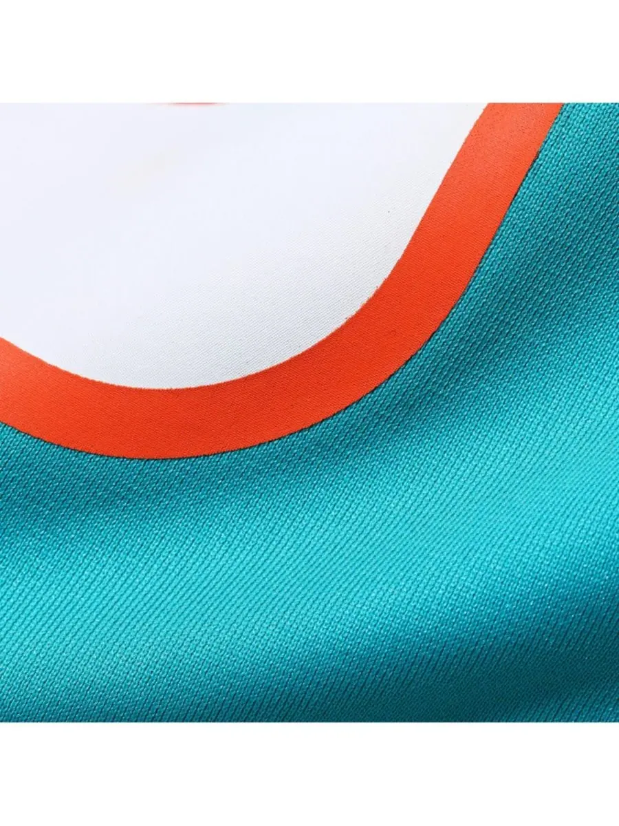 Мужская игровая футболка Chop Robinson Aqua Miami Dolphins Nike — изображение 5 из 5, голубой