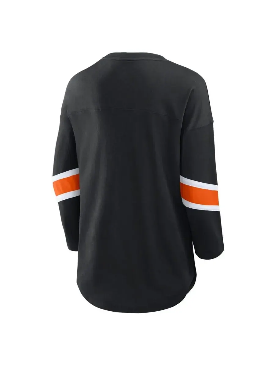 Fanatics Женская черная футболка с рукавами 3/4 Cincinnati Bengals Redzone — изображение 2 из 3, черный