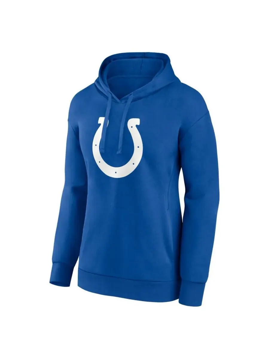 Женская толстовка с V-образным вырезом Jonathan Taylor Royal Indianapolis Colts с изображением — изображение 3 из 3