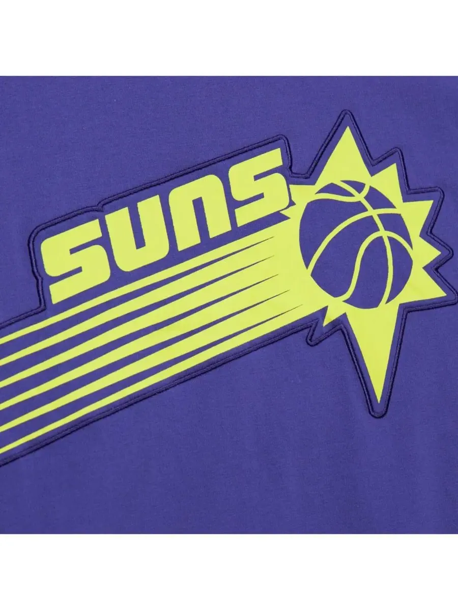 Mitchell & Ness Мужская фиолетовая футболка Phoenix Suns Hardwood Classics Neon Nights Premium — изображение 2 из 5