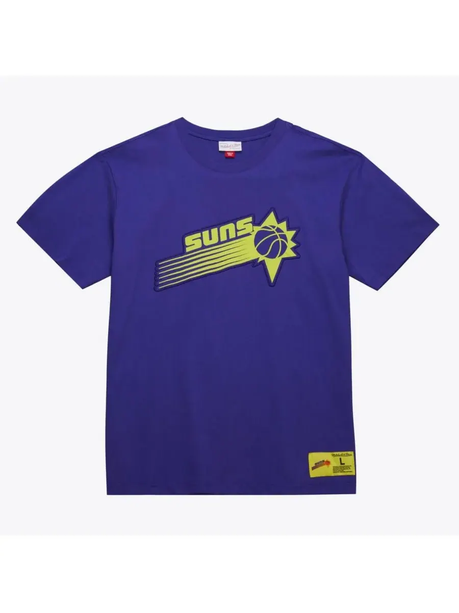 Mitchell & Ness Мужская фиолетовая футболка Phoenix Suns Hardwood Classics Neon Nights Premium — изображение 4 из 5