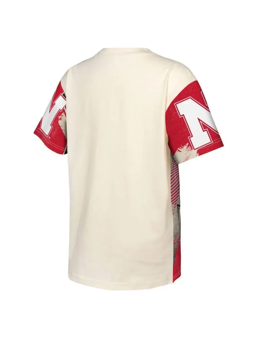 Outerstuff Футболка Big Boys and Girls Cream Nebraska Huskers Make Noise — изображение 2 из 3, бежевый