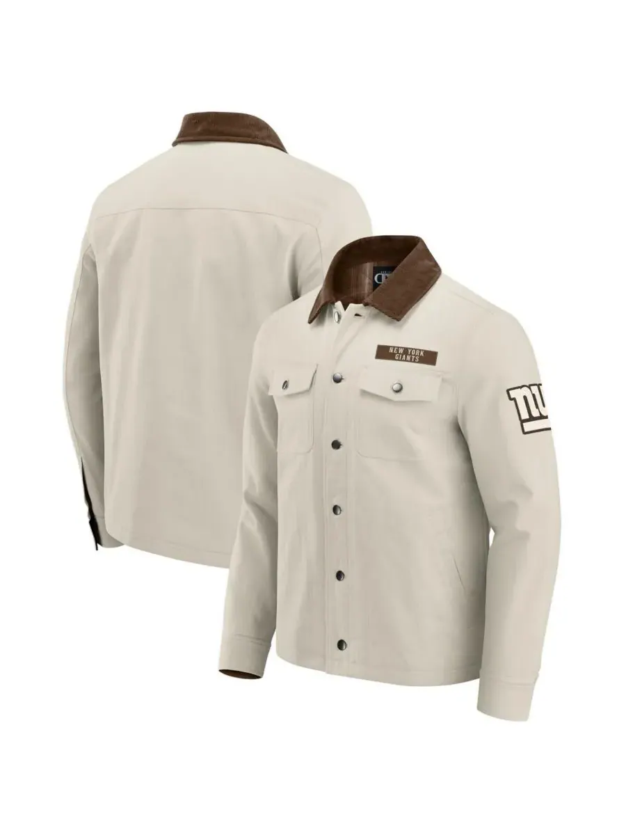 Fanatics Мужская куртка из коллекции NFL x Darius Rucker от Tan, New York Giants, из плотной