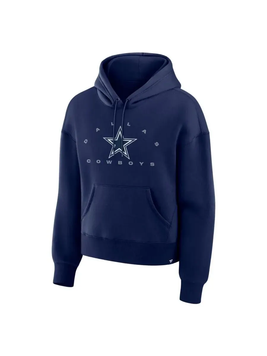 Fanatics Женская темно-синяя толстовка с капюшоном Dallas Cowboys Eligible Receiver Legacy — изображение 2 из 3, темно-синий