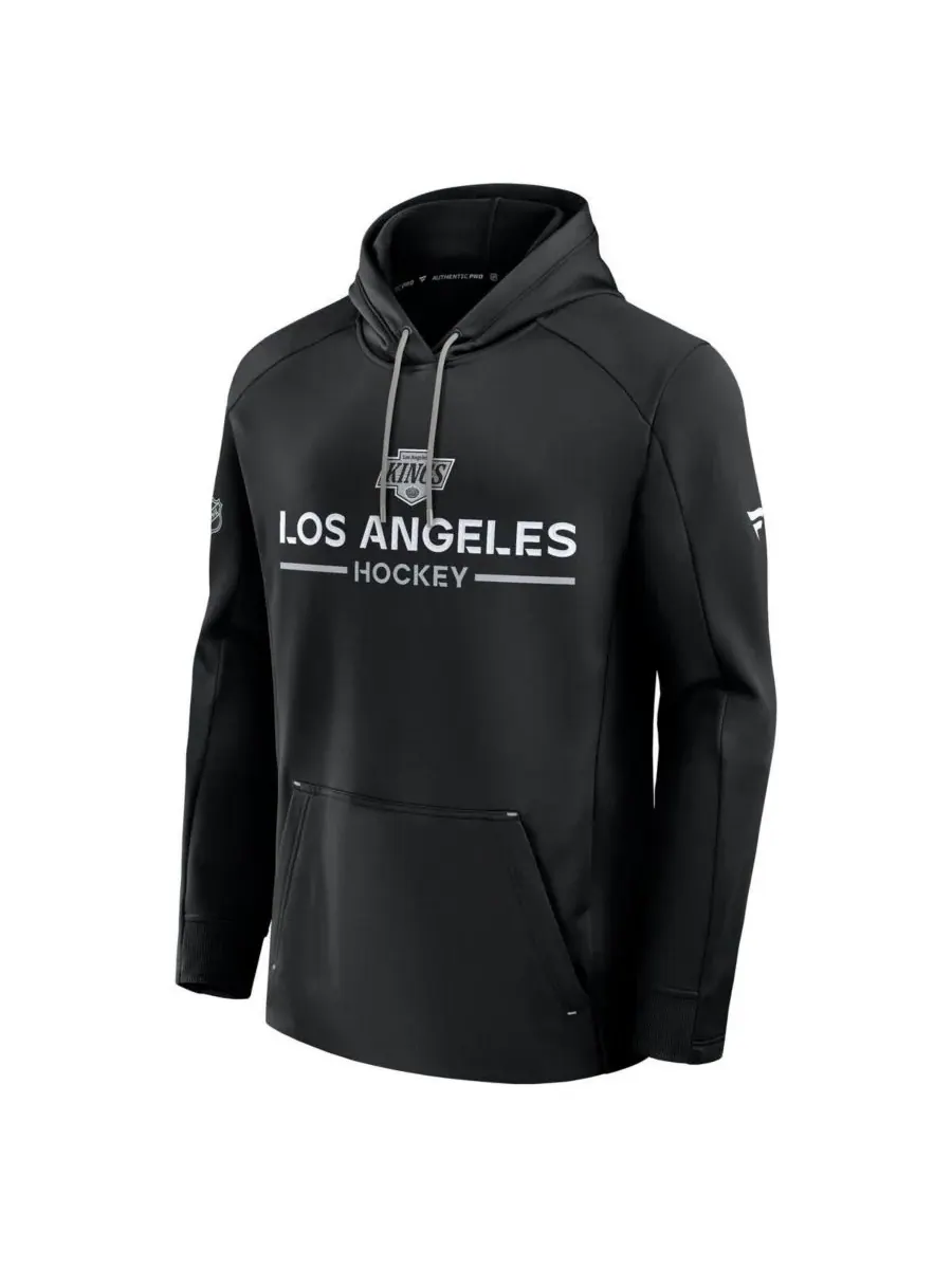 Fanatics Мужская черная толстовка Los Angeles Kings Authentic Pro Rink — изображение 2 из 3, черный