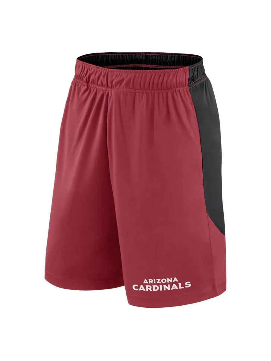 Fanatics Мужские шорты Arizona Cardinals в расцветке Cardinals/Black — изображение 2 из 3, черный