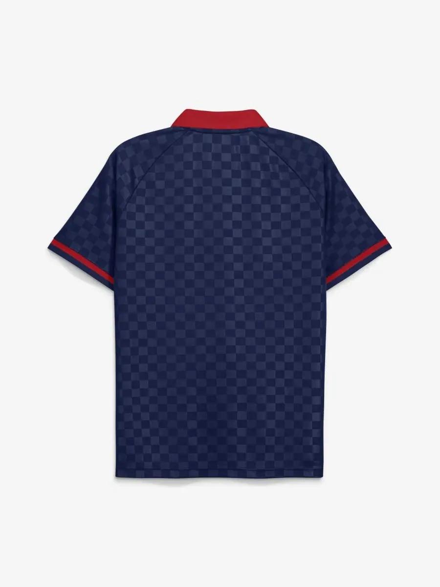 Поло с V-образным вырезом Homerun Raglan Fanatics — изображение 3 из 5, темно-синий