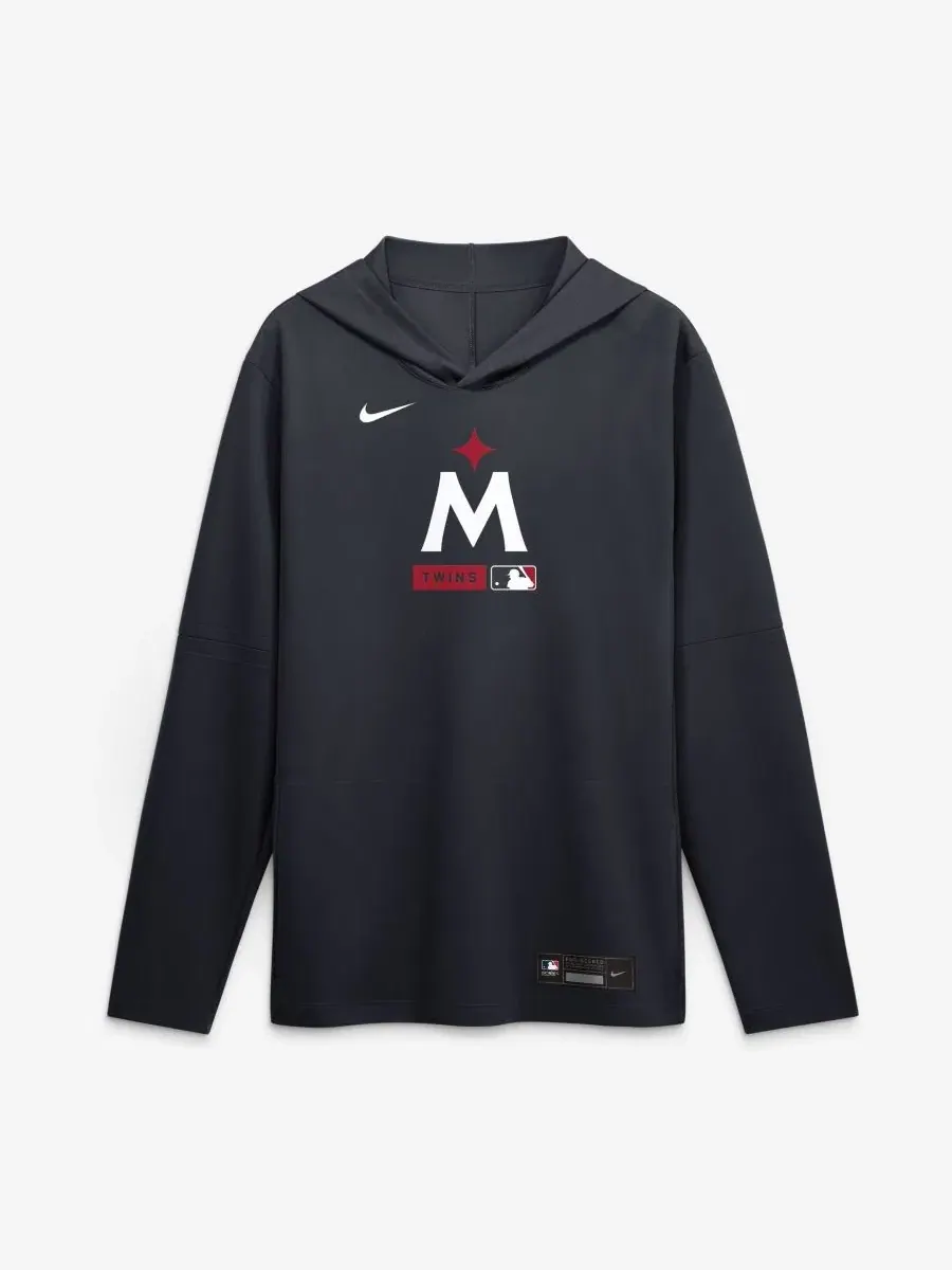 Лонгслив с капюшоном Nike — изображение 4 из 5, темно-синий