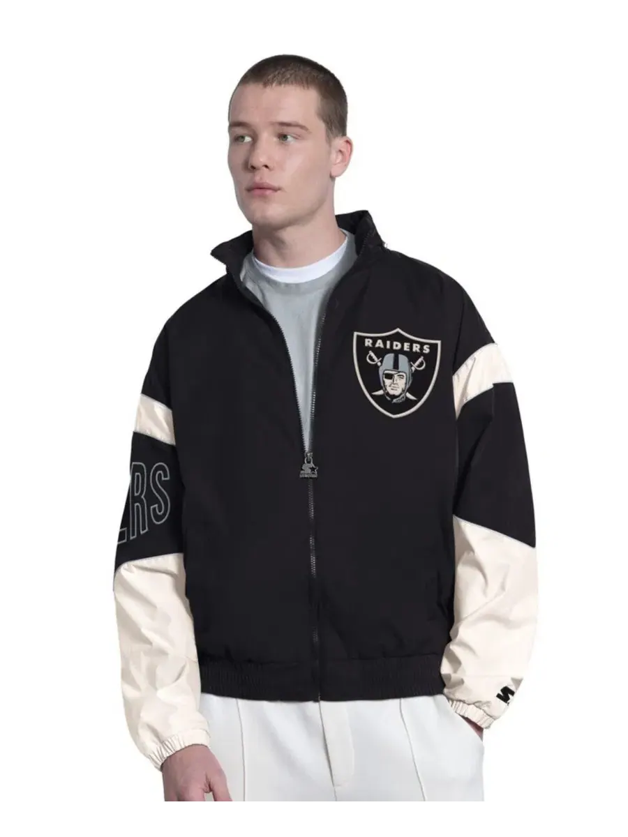 Ветровка-худи с капюшоном Las Vegas Raiders The Gust Starter