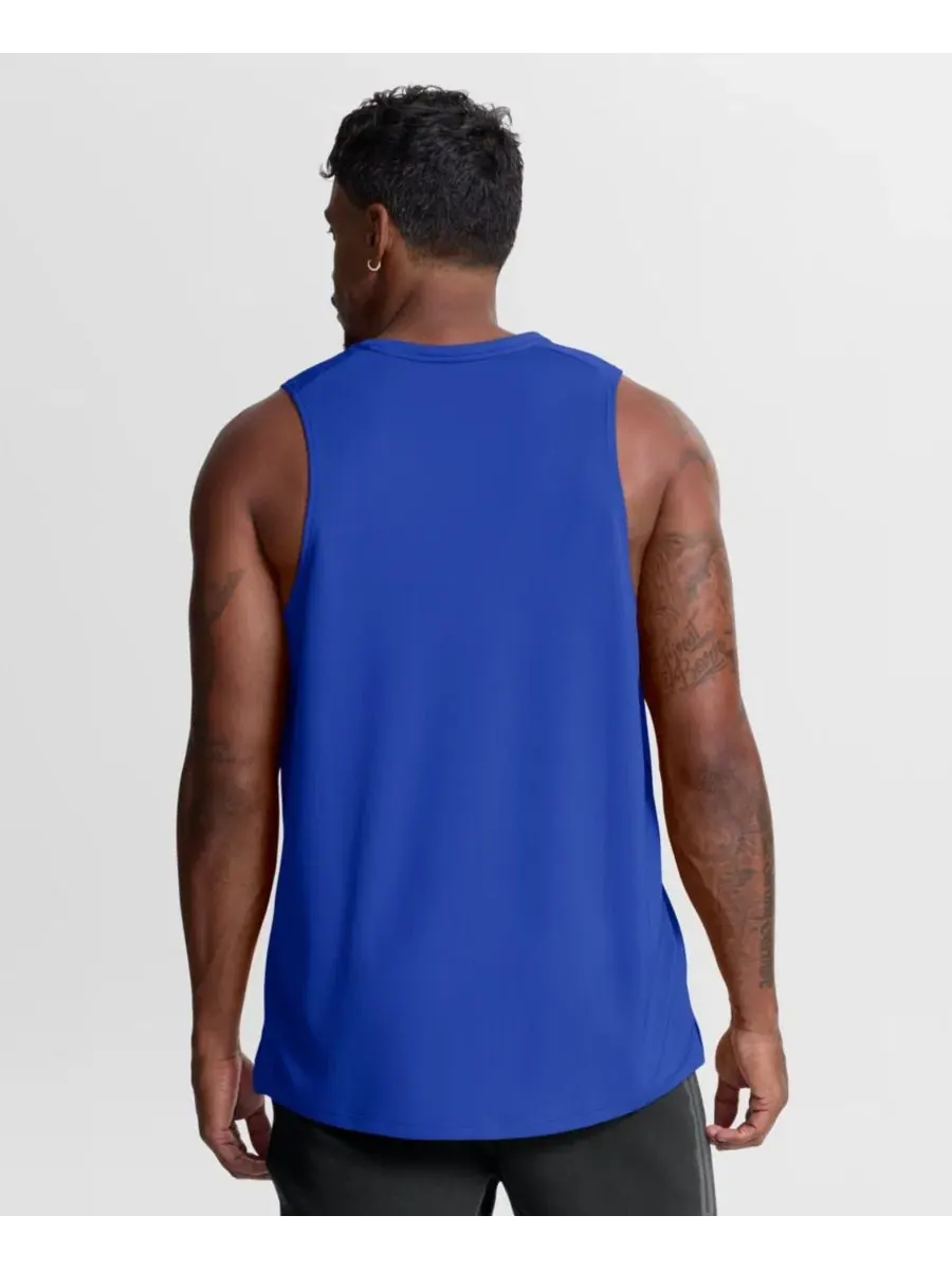 Майка-безрукавка Nike с защитой от УФ, модель Kickoff Miler Dri-FIT — изображение 2 из 3, королевский