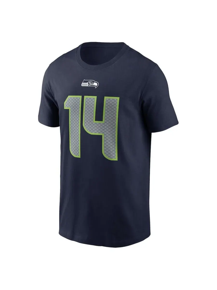 Футболка с коротким рукавом Sam Darnold Name and Number Nike — изображение 2 из 3, темно-синий