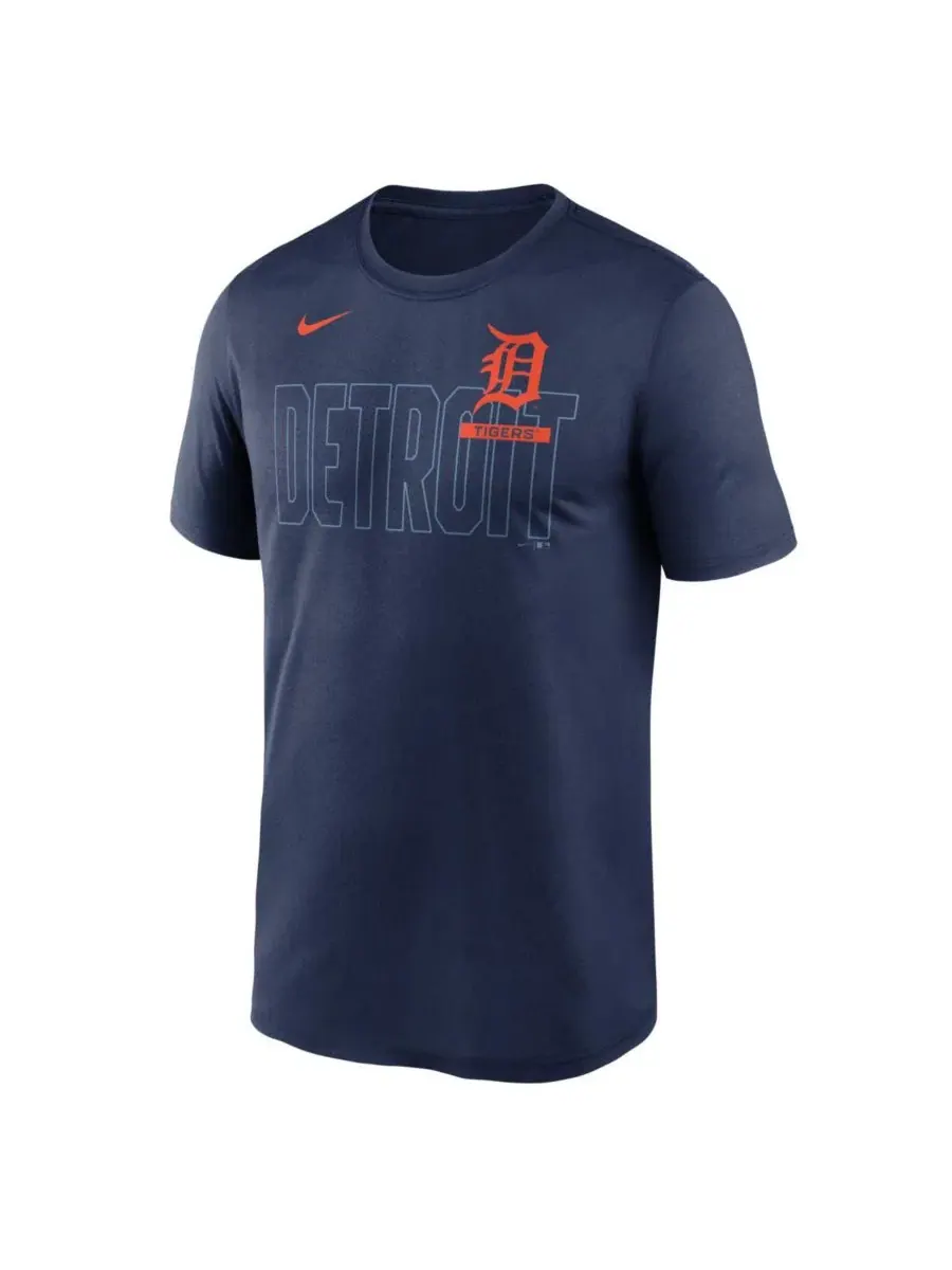 Футболка Nike Detroit Tigers Knockout Team Legend Dri-FIT — изображение 2 из 4, темно-синий