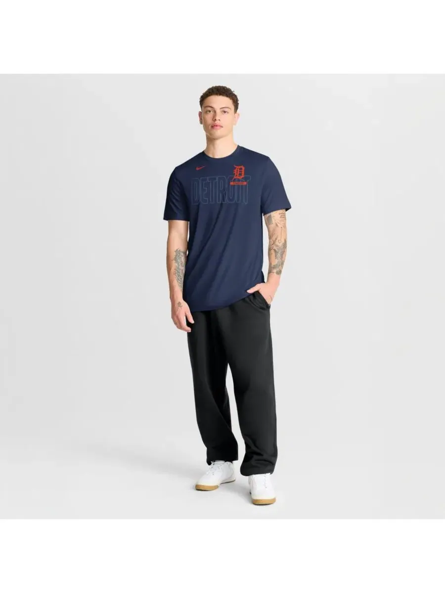 Футболка Nike Detroit Tigers Knockout Team Legend Dri-FIT — изображение 3 из 4, темно-синий