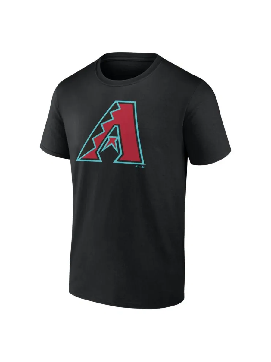 Футболка с логотипом Arizona Diamondbacks Logo Athletic — изображение 2 из 3, черный