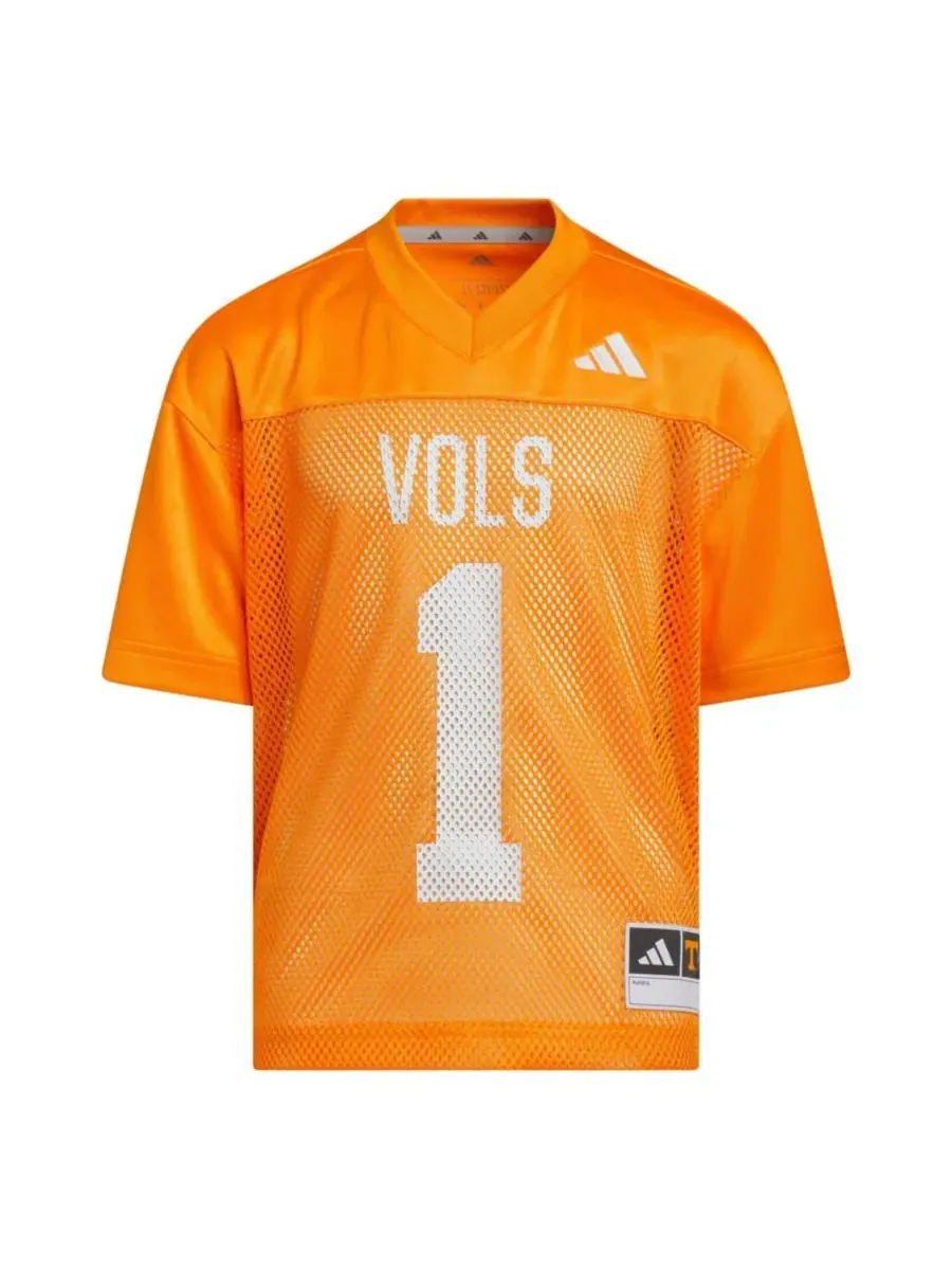 Детская футболка-джерси Tailgate с принтом Tennessee Volunteers, Adidas — изображение 5 из 5, оранжевый