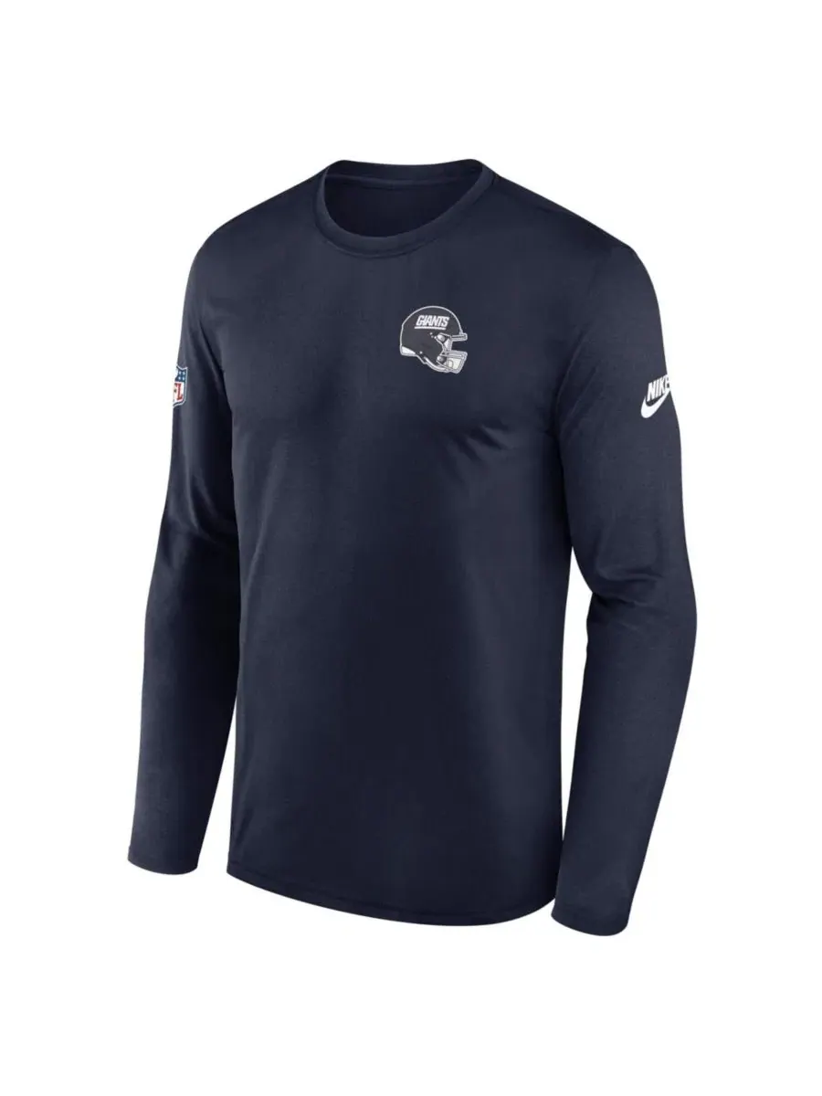 Футболка с длинным рукавом Legend Small Logo Dri-FIT Nike — изображение 2 из 3, темно-синий