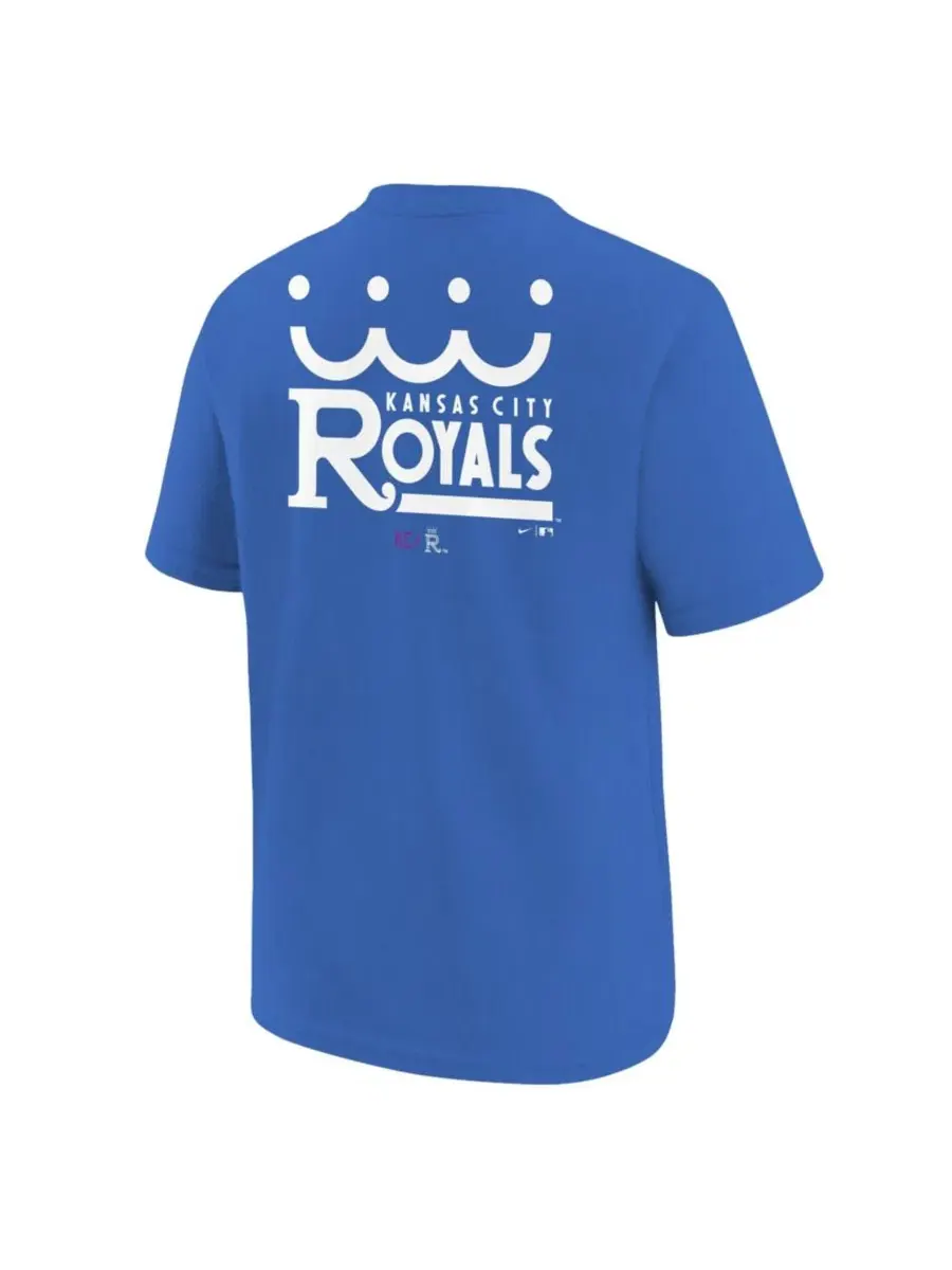 Футболка с принтом Kansas City Royals 2026 City Connect Nike — изображение 2 из 3, королевский