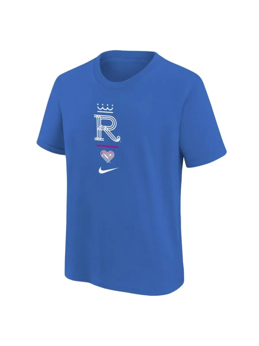 Футболка с принтом Kansas City Royals 2026 City Connect Nike — изображение 3 из 3, королевский
