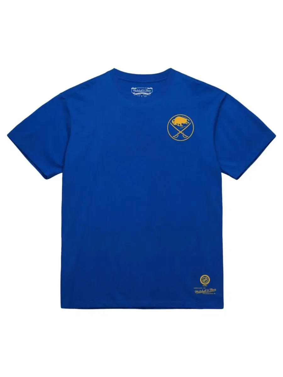 Футболка с коротким рукавом Buffalo Sabres Core Penalty Box 3.0 Mitchell & Ness — изображение 3 из 3, королевский
