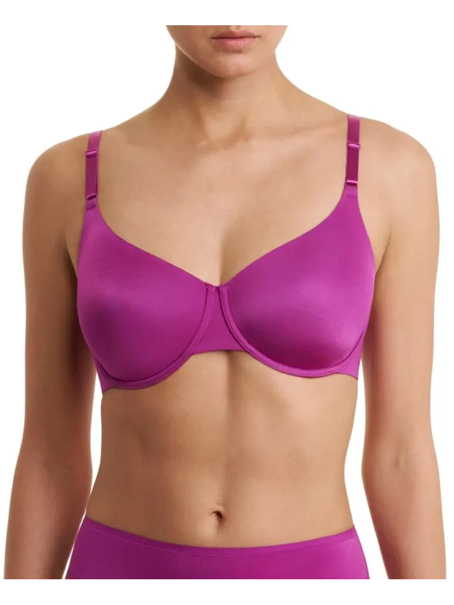 Бюстгальтер-деми с кружевом Peony Lace Demi Natori, Mad Magenta