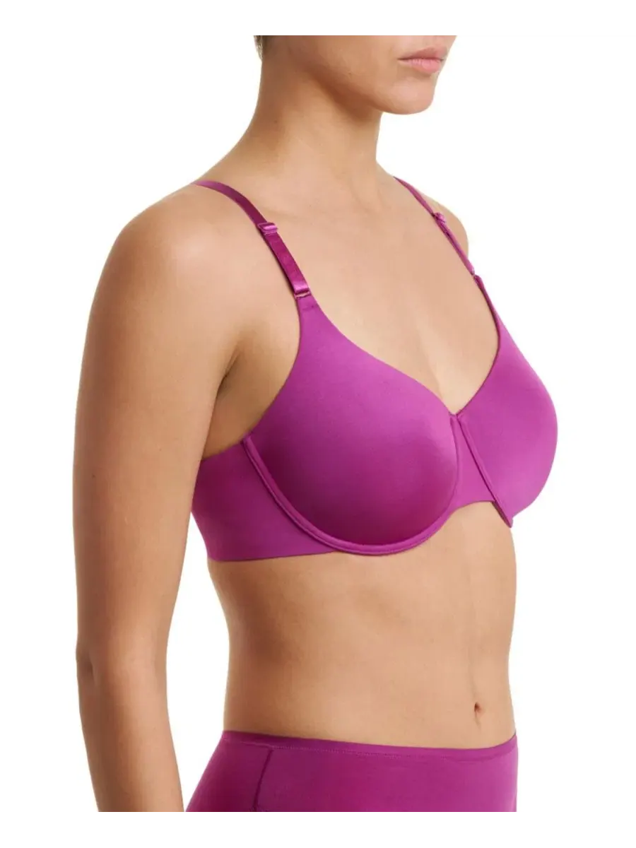 Бюстгальтер-деми с кружевом Peony Lace Demi Natori, Mad Magenta — изображение 2 из 5