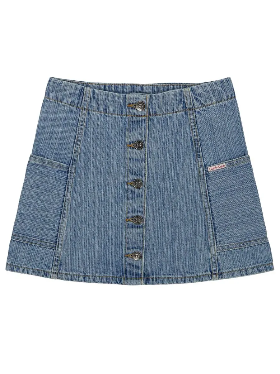 Джинсовая юбка Calvin Klein, Storm Wash