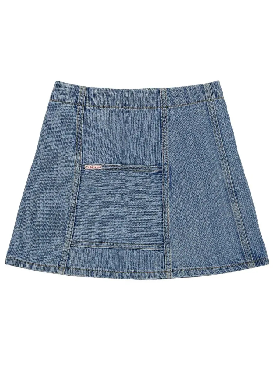 Джинсовая юбка Calvin Klein, Storm Wash — 3