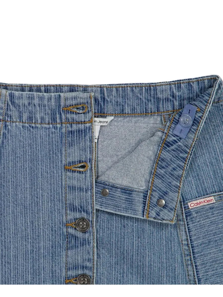 Джинсовая юбка Calvin Klein, Storm Wash — 4