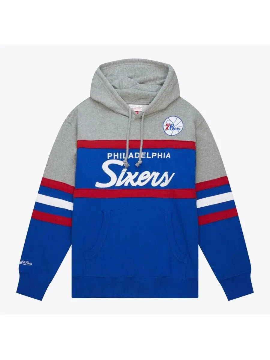 Худи с капюшоном Philadelphia 76ers Mitchell & Ness