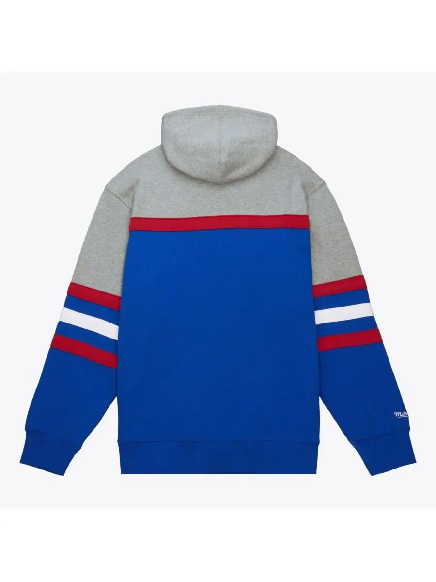 Худи с капюшоном Philadelphia 76ers Mitchell & Ness — изображение 2 из 3, королевский